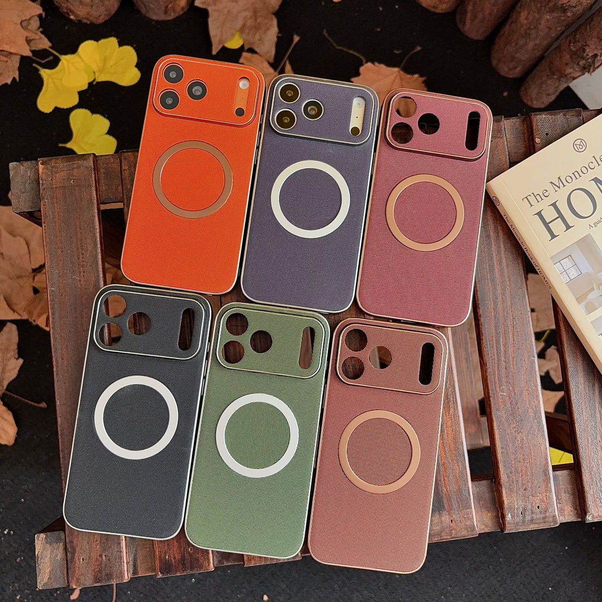 Magnetic Electroplated Fabric Case for iPhone