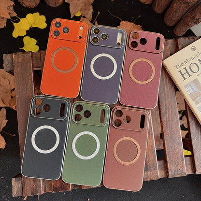 Magnetic Electroplated Fabric Case for iPhone