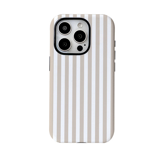 Simple lines magnetic film Apple phone case