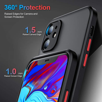 Skin-feeling silicone frosted iPhone case