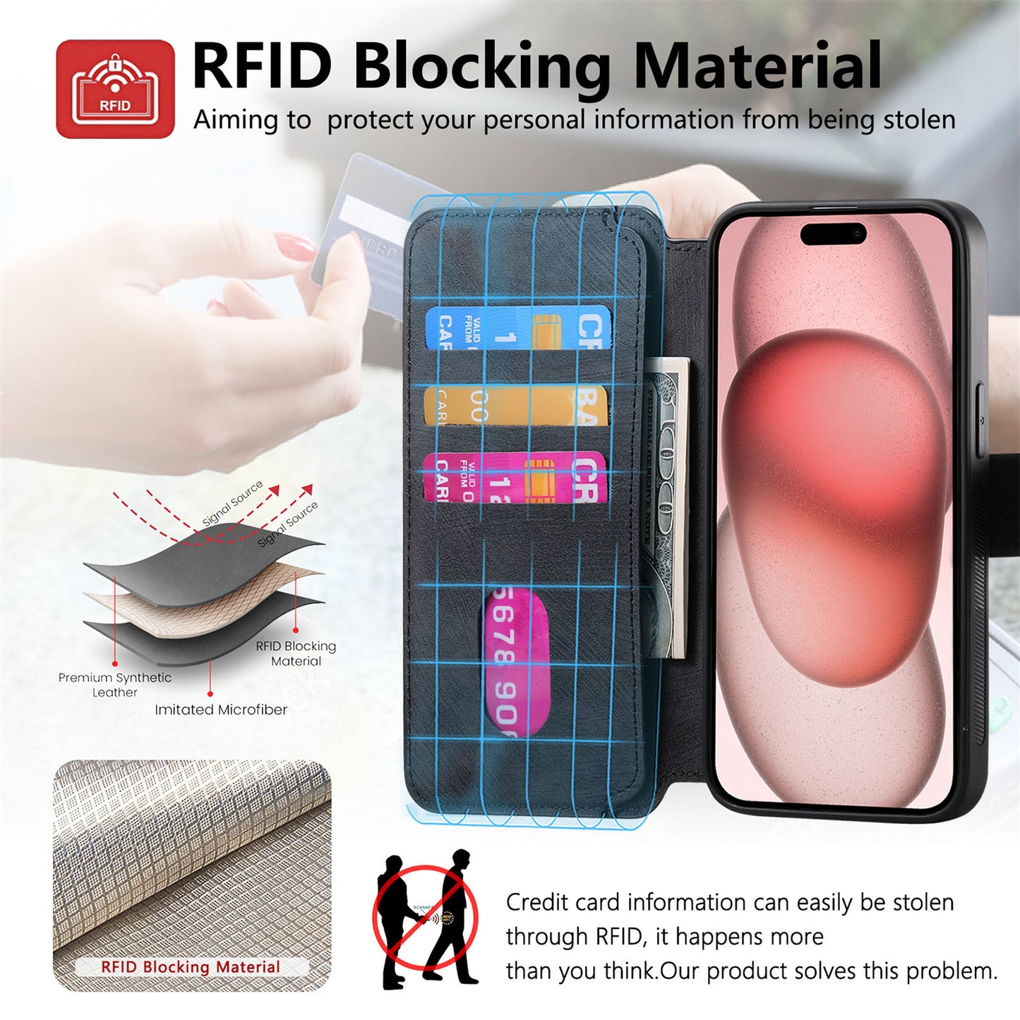 iPhone case magnetic separation function Stylish and practical at the same time