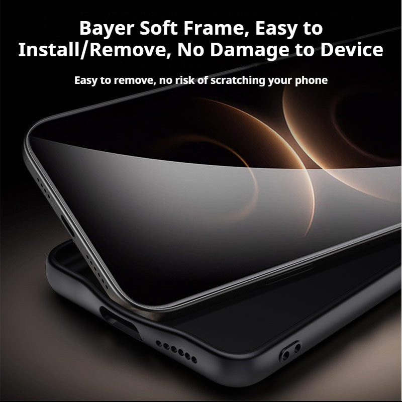 Nappa leather full-coverage shockproof Apple phone case