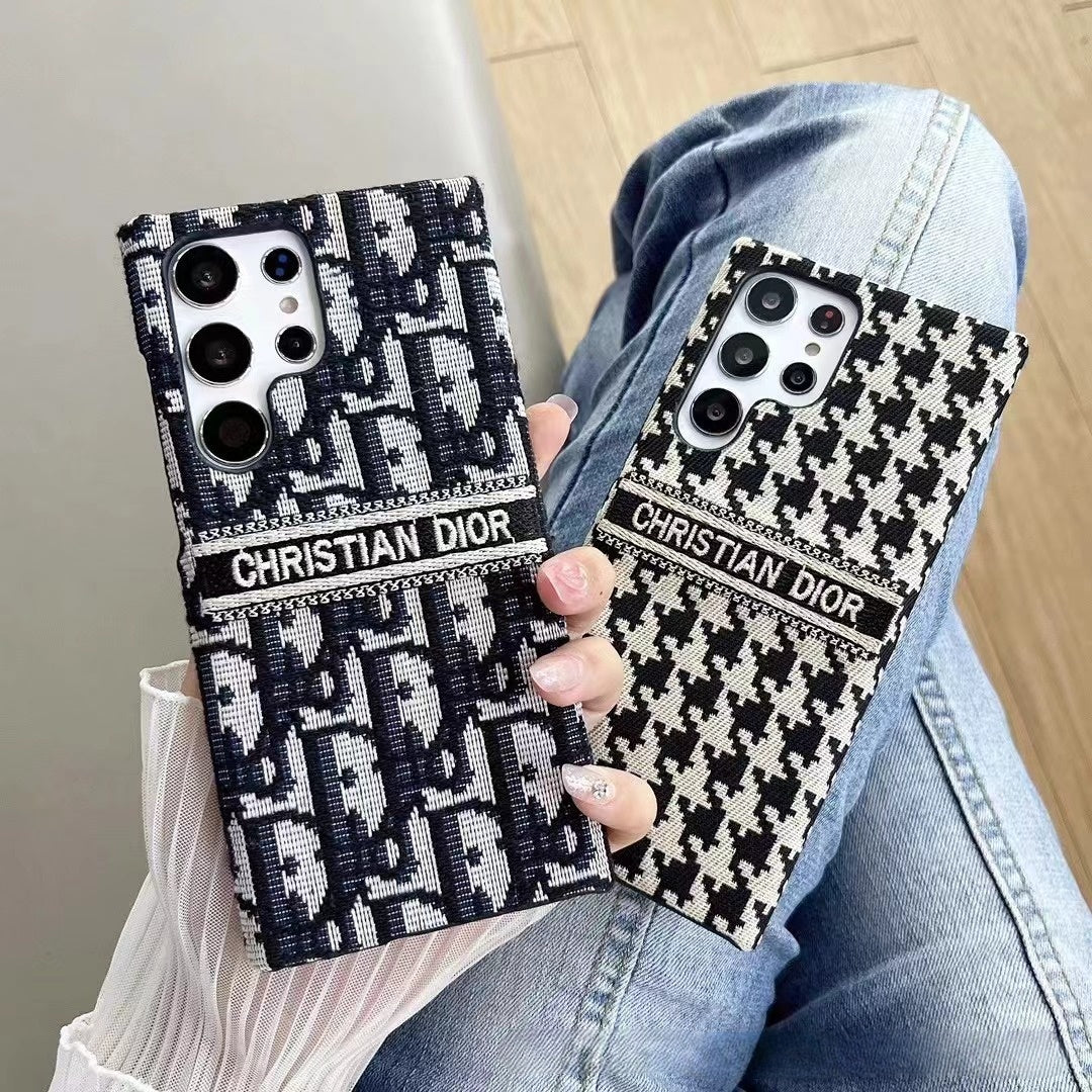 Fabric Embroidered Samsung Phone Case
