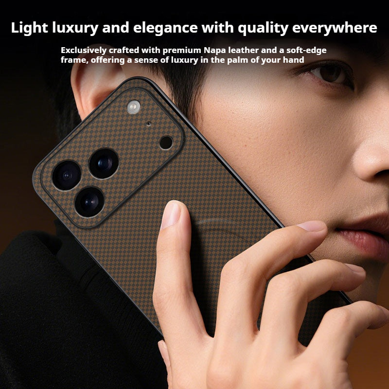 Marked magnetic anti-drop Apple phone case