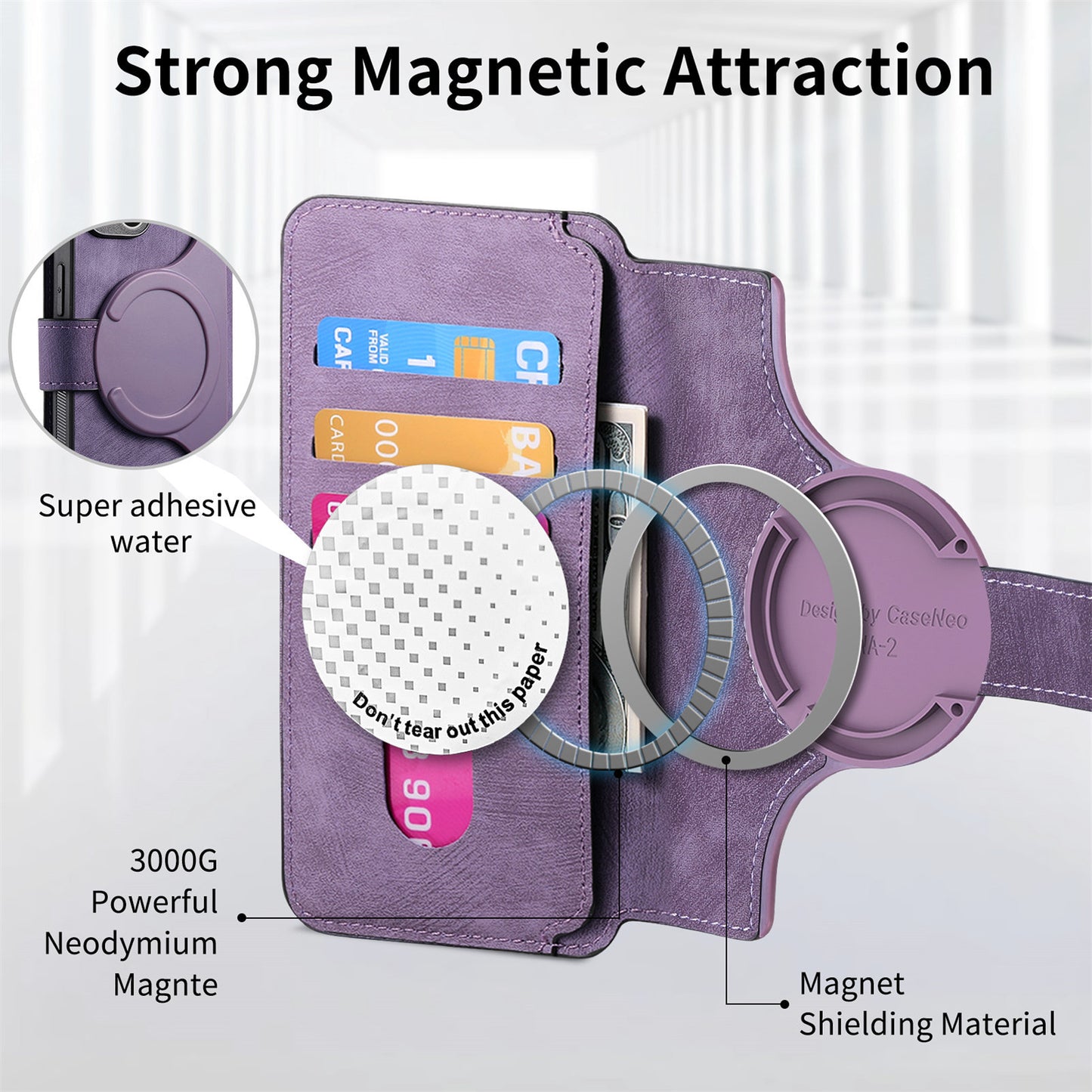 iPhone case magnetic separation function Stylish and practical at the same time