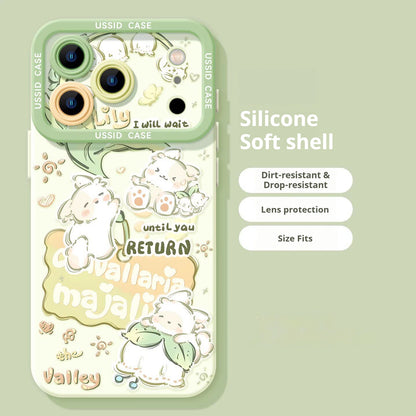 Creative Rabbit Apple Phone Case