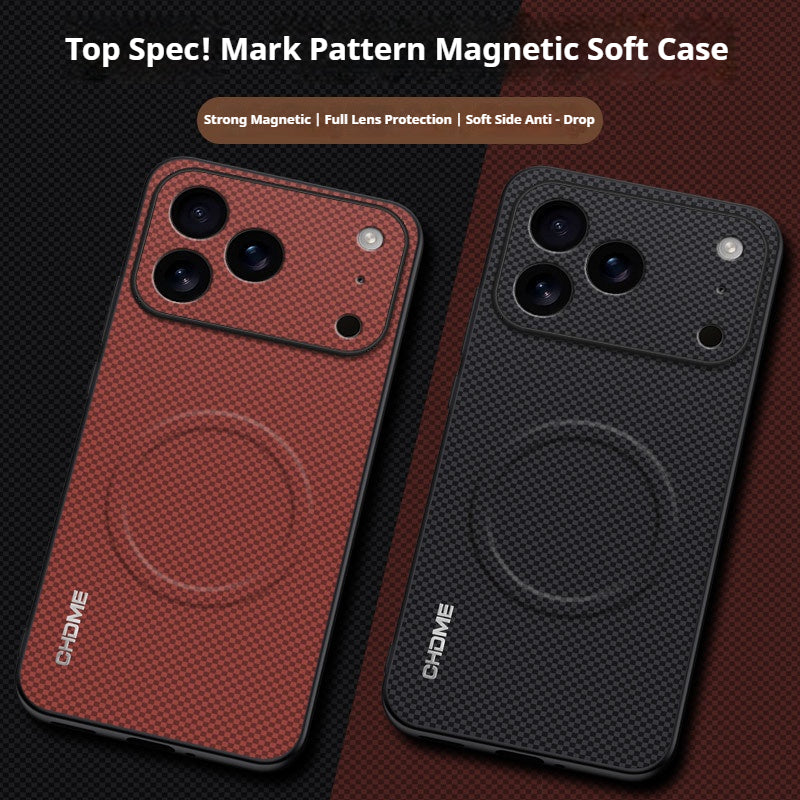 Marked magnetic anti-drop Apple phone case