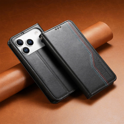 Business flip magnetic Apple phone case