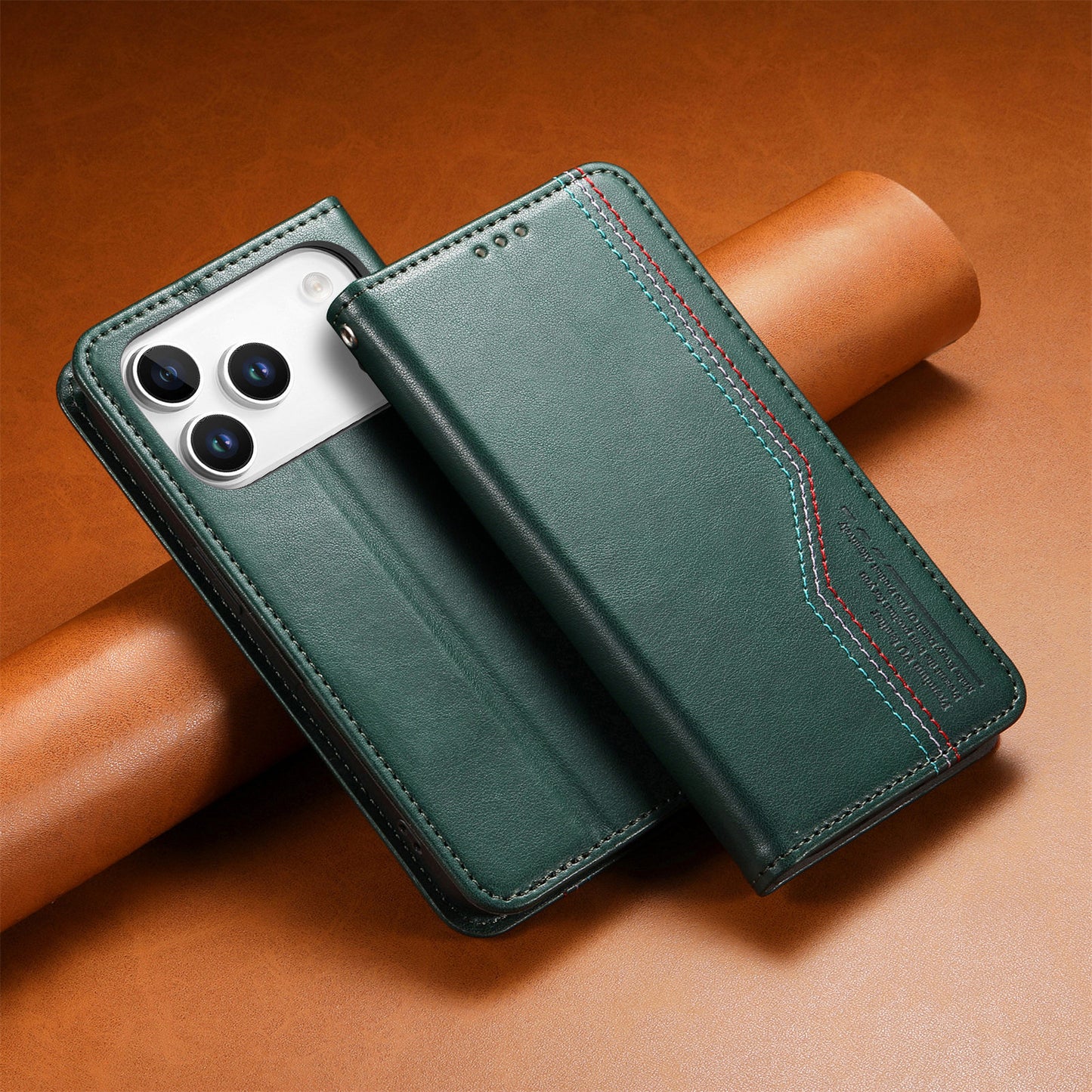 Business flip magnetic Apple phone case