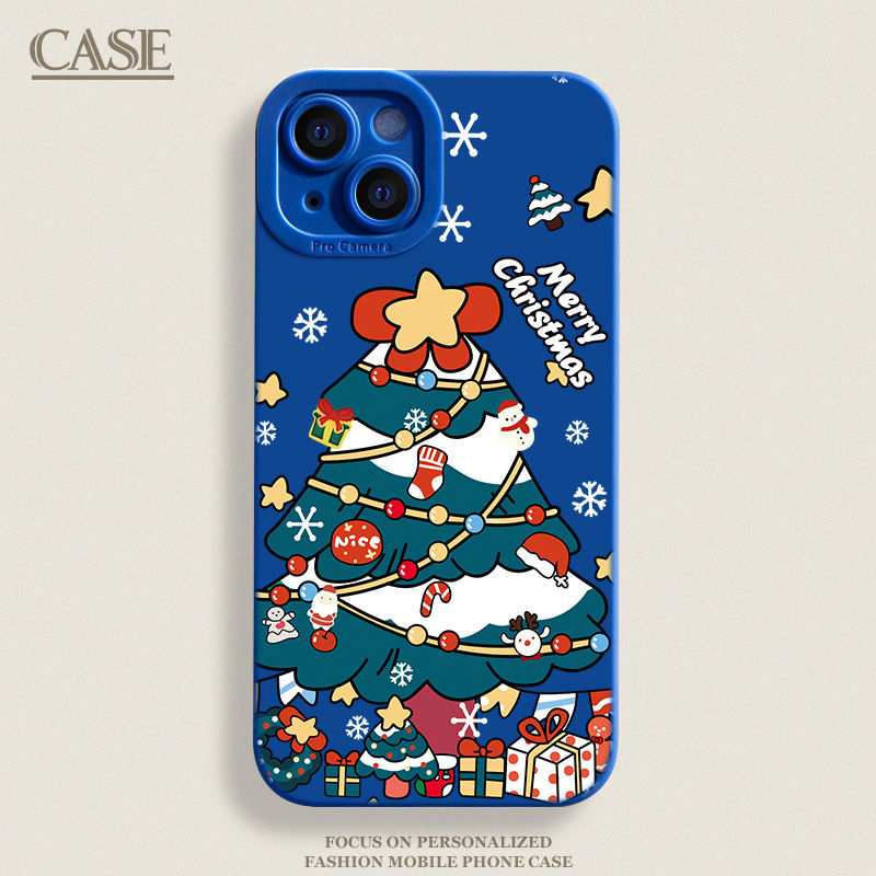 Happy Christmas Tree iPhone Case