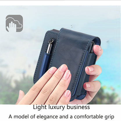 Suitable for Samsung Flip 3/4/5/6 Folding Screen Mobile Phone Belt Bag with Pen Slot