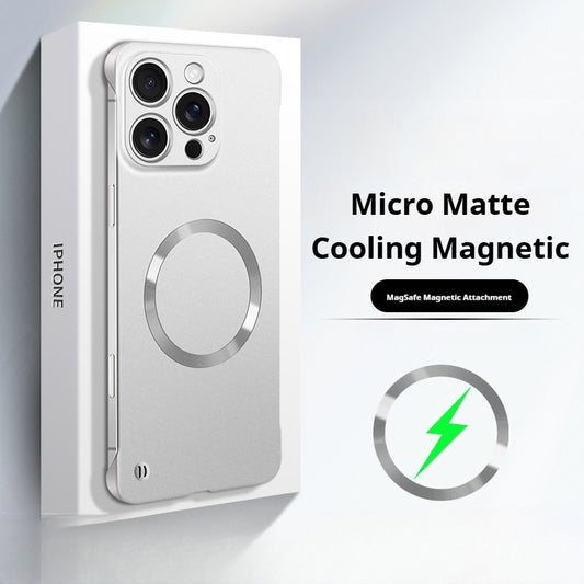 Ultra-thin borderless magnetic iPhone case
