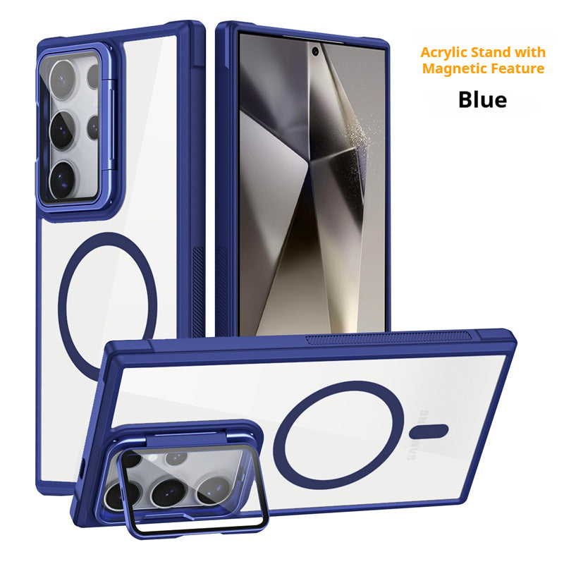Acrylic magnetic eye protection stand for Samsung phone case