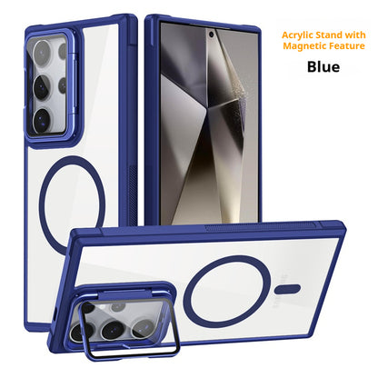 Acrylic magnetic eye protection stand for Samsung phone case