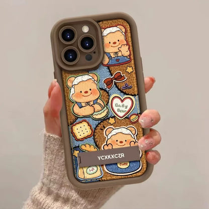 Maillard Butter Bear Apple Phone Case