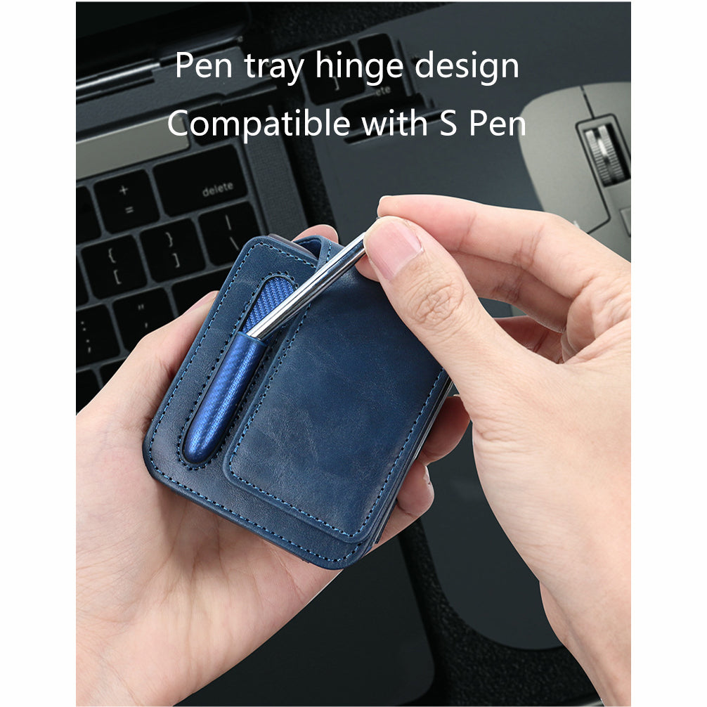 Suitable for Samsung Flip 3/4/5/6 Folding Screen Mobile Phone Belt Bag with Pen Slot