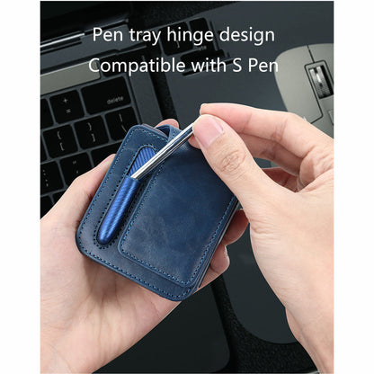 Suitable for Samsung Flip 3/4/5/6 Folding Screen Mobile Phone Belt Bag with Pen Slot