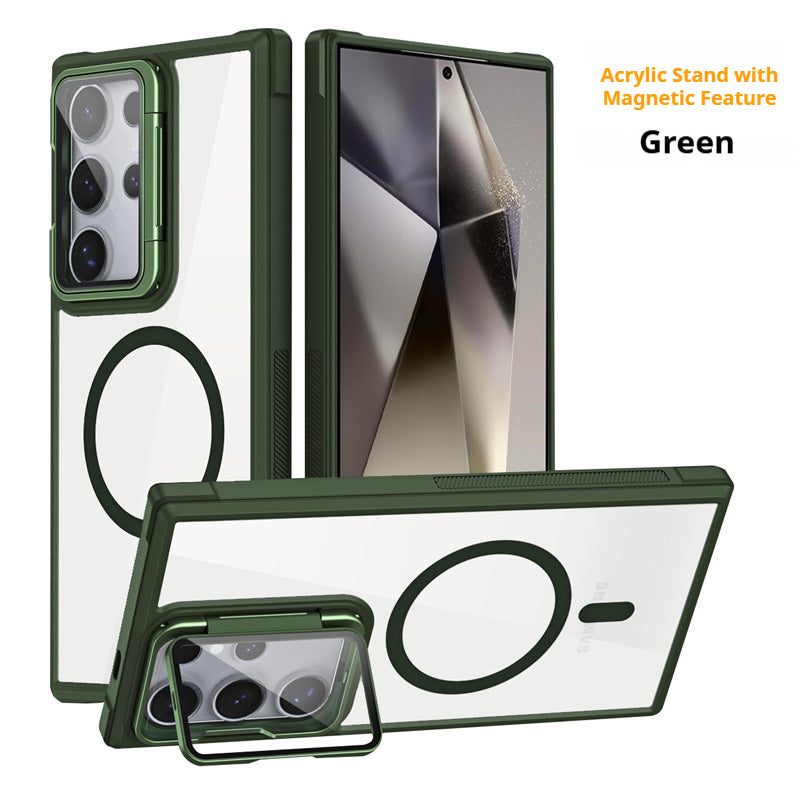 Acrylic magnetic eye protection stand for Samsung phone case