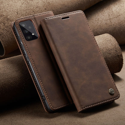 Luxury Leather Bracket Wallet Case For Galaxy