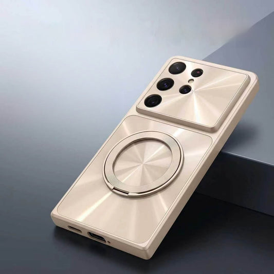 360° Rotating Stand Magnetic CD Pattern Samsung Phone Case