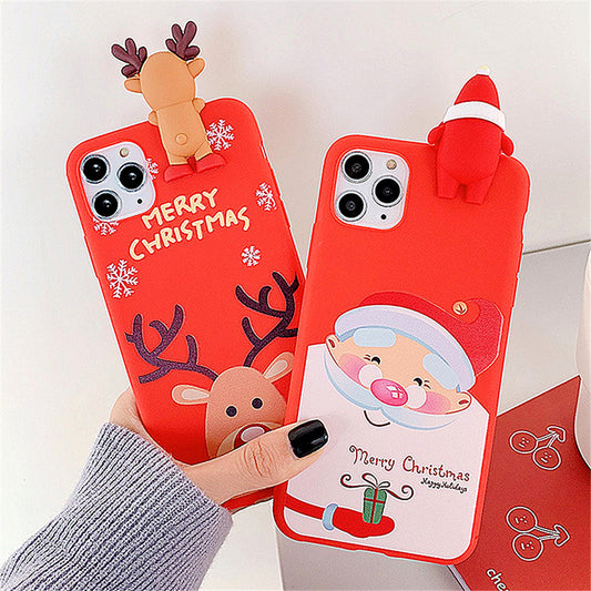 Christmas-themed Apple phone cases