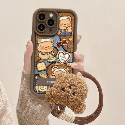 Maillard Butter Bear Apple Phone Case