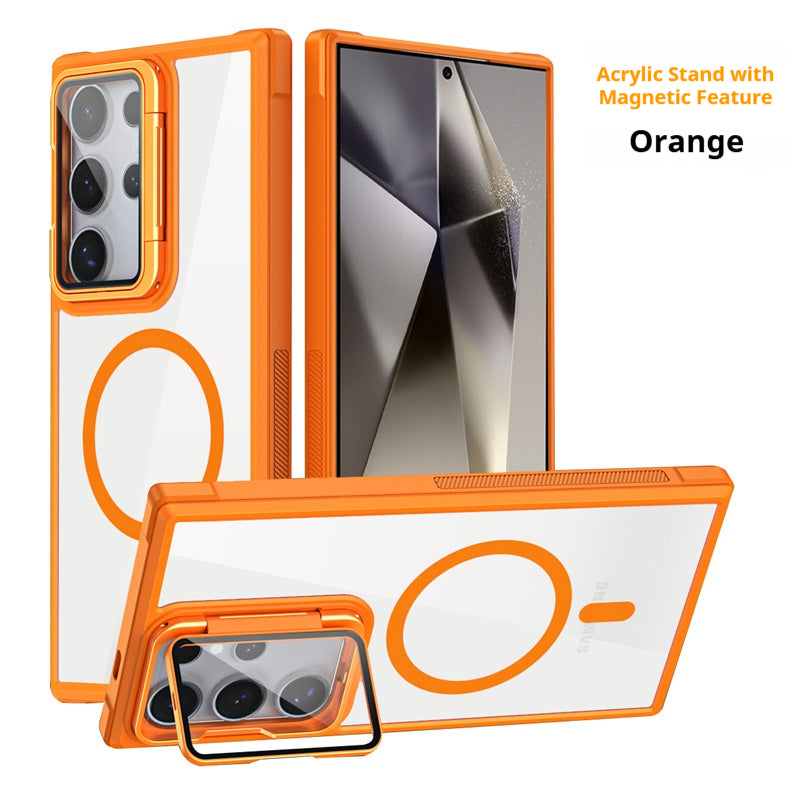 Acrylic magnetic eye protection stand for Samsung phone case
