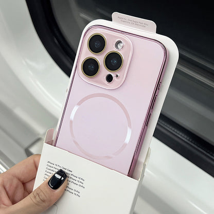 Nano original color fine circle magnetic Apple phone case