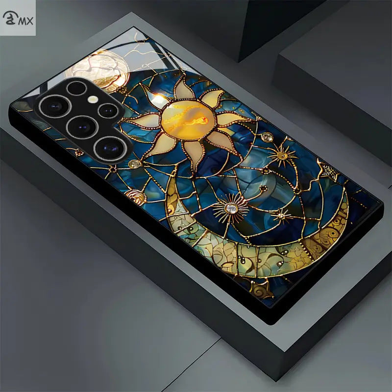 Sun and Moon Flower Samsung Phone Case
