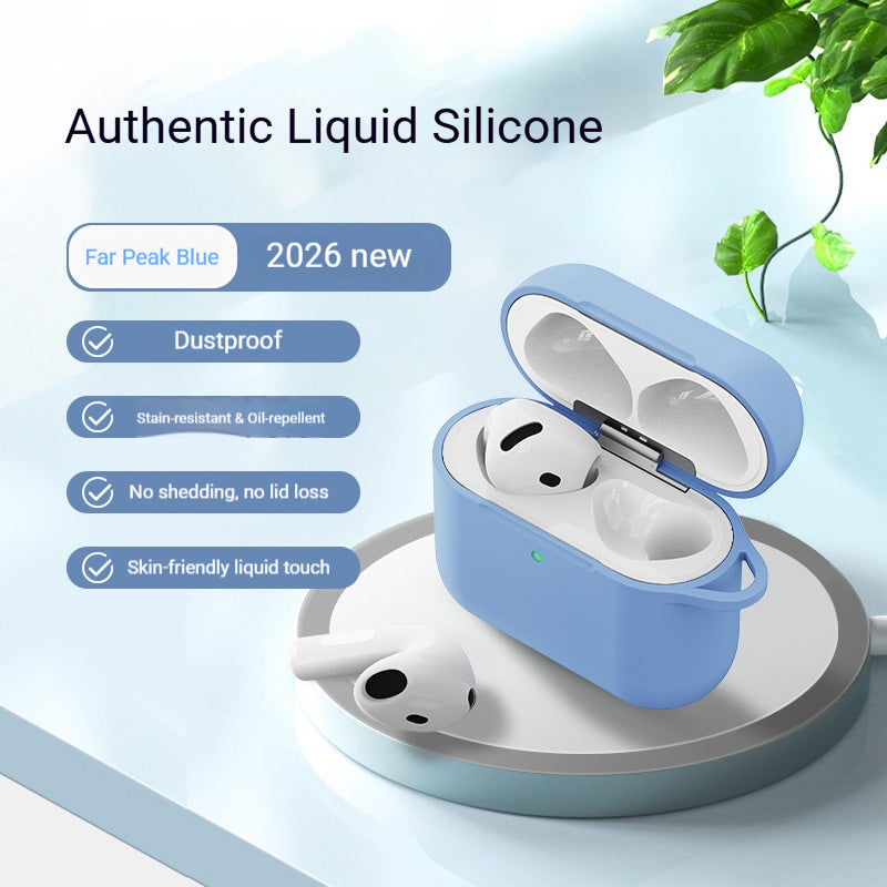 Liquid silicone Apple earphone case