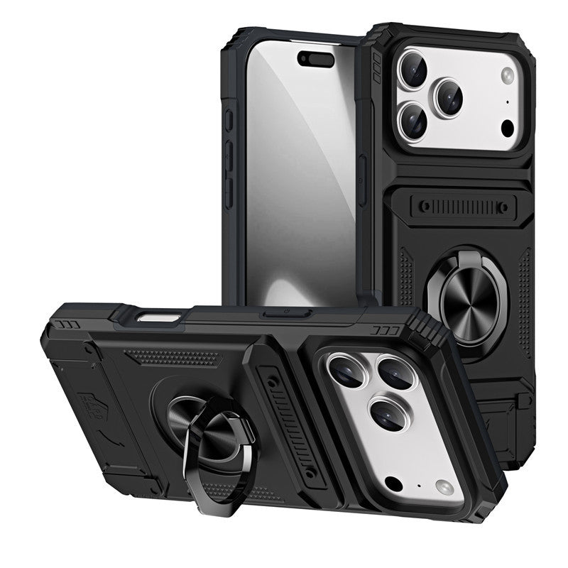 Mecha multifunctional anti-fall Apple phone case