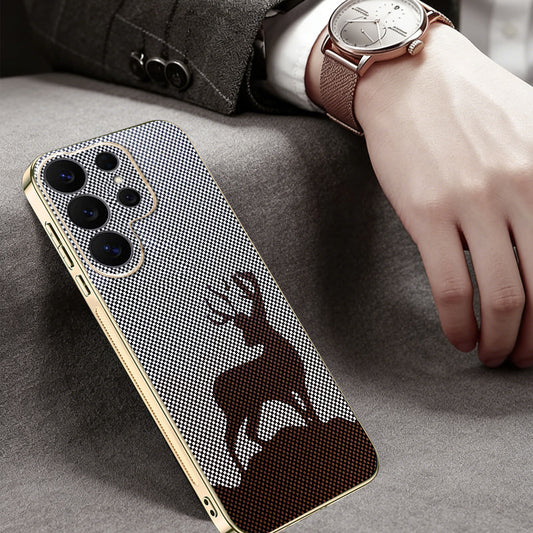 Electroplated deer Samsung phone case
