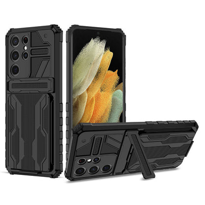 Card holder and drop-proof Samsung phone case