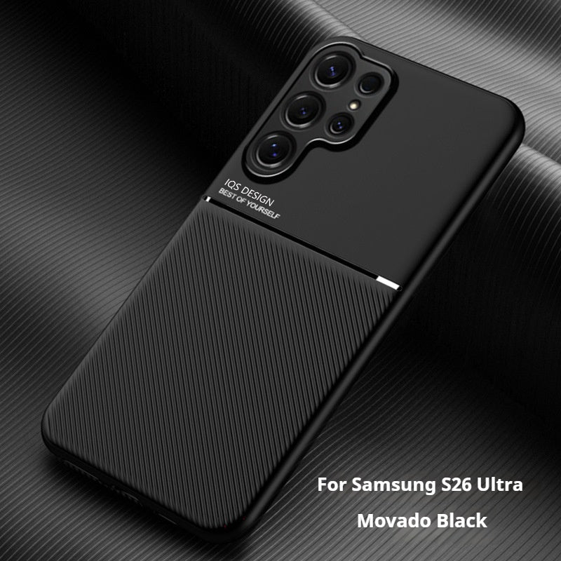 Minimalist textured magnetic Samsung phone case