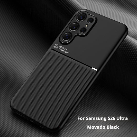 Minimalist textured magnetic Samsung phone case