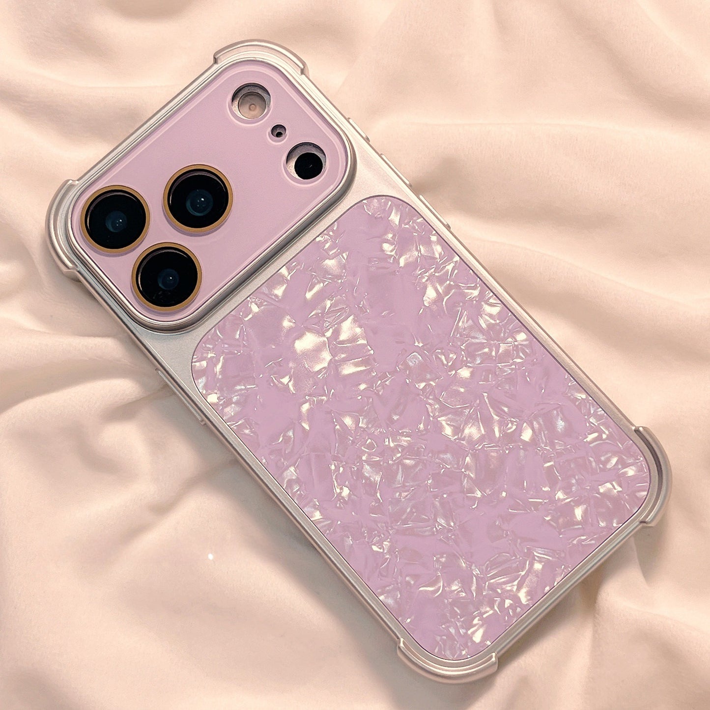 Four-corner airbag anti-drop shell-pattern Apple phone case