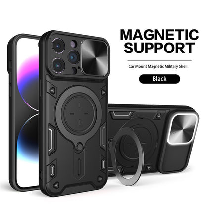 Window-mounted anti-drop magnetic Apple phone case