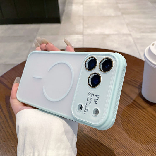 Frosted Magnetic Apple Phone Case