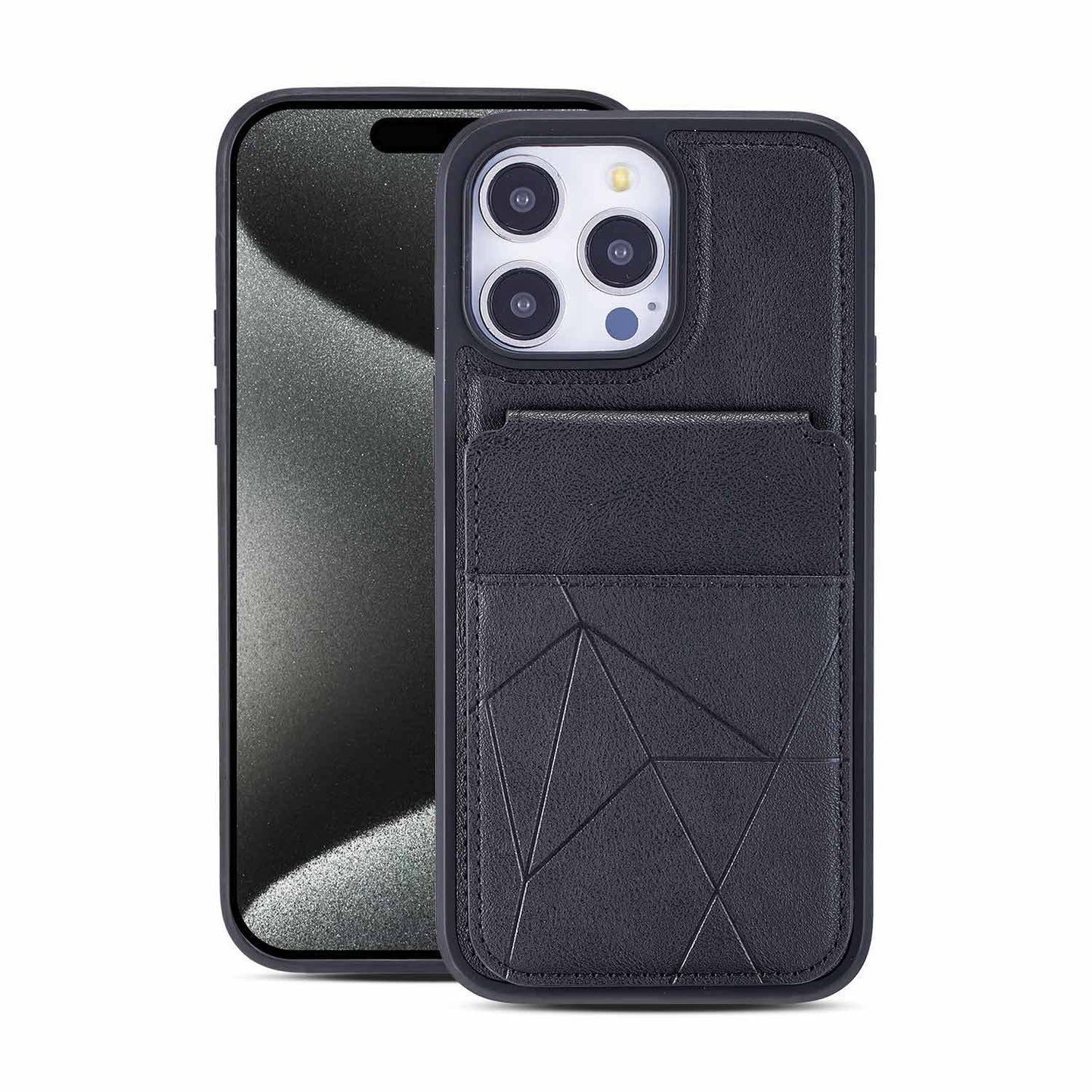 Magnetic card holder, leather case, Apple phone case