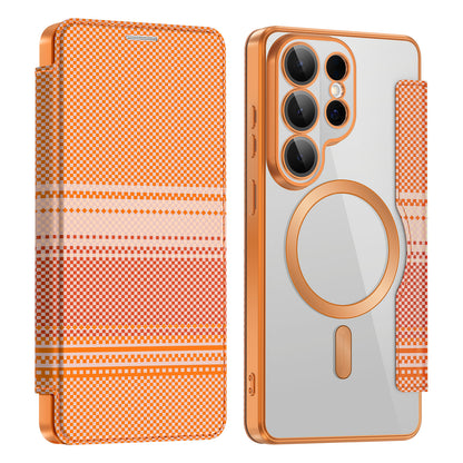 Colorful Shield Flip Magnetic Samsung Phone Case