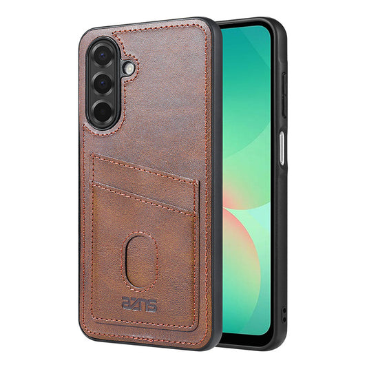 Business SIM card insert leather case Samsung phone case
