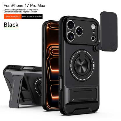 Anti-drop stand magnetic Apple phone case