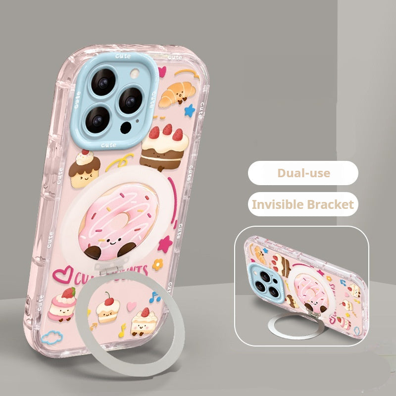 Dessert cake rotating stand Apple phone case