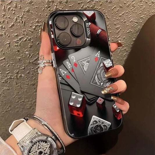 Card and dice iPhone case