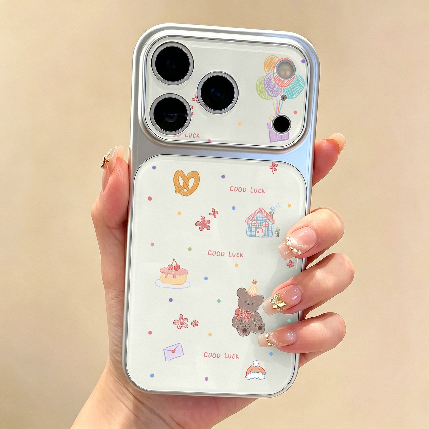 Ribbon Bear Apple Phone Case