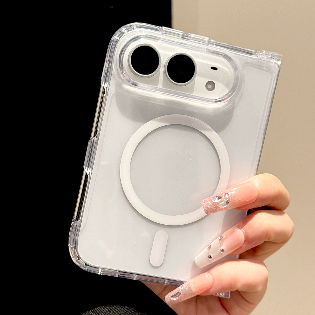 Transparent Magnetic Acrylic Case for Apple Duo