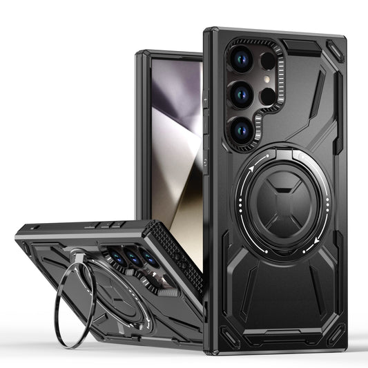 Golden Armor 2nd Generation Magnetic Stand Anti-drop Samsung Phone Case