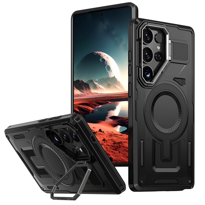 Superb Magnetic Lens Holder Samsung Phone Case