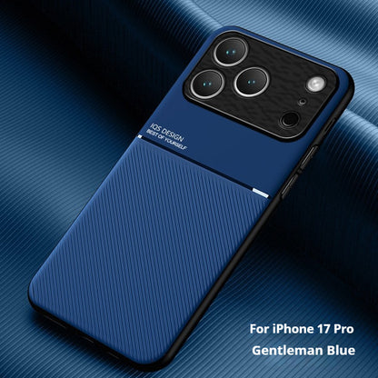 Minimalist textured magnetic Apple phone case