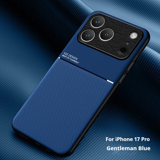 Minimalist textured magnetic Apple phone case